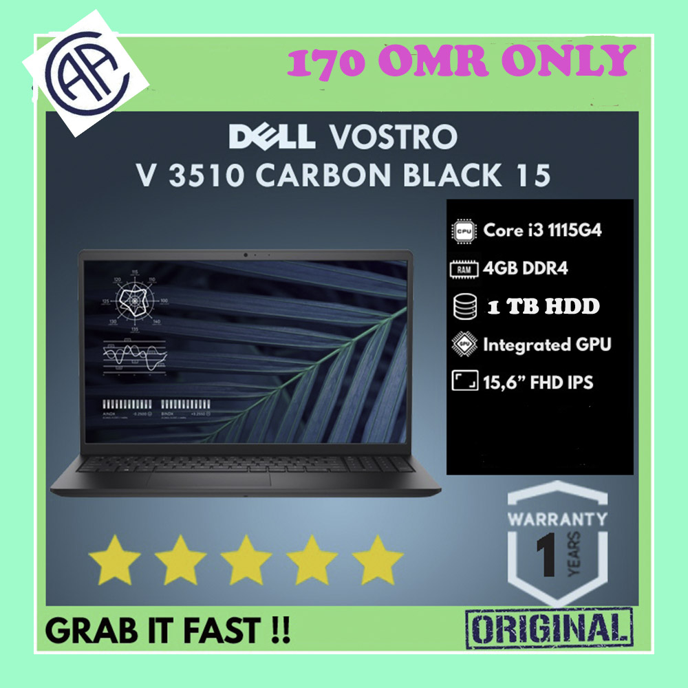 DELL VOSTRO 3510 I3 15 INCH 1TB HDD